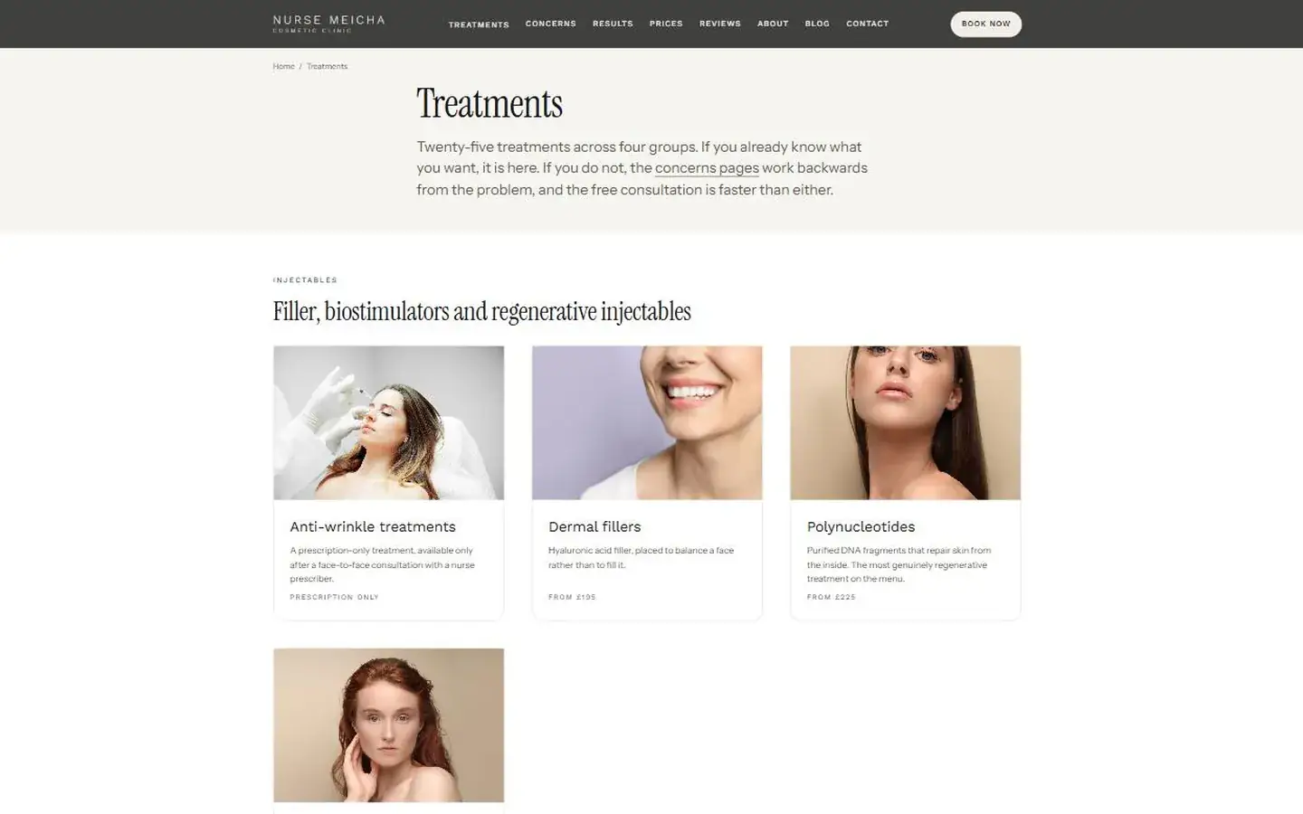 Nurse Meicha treatments, after