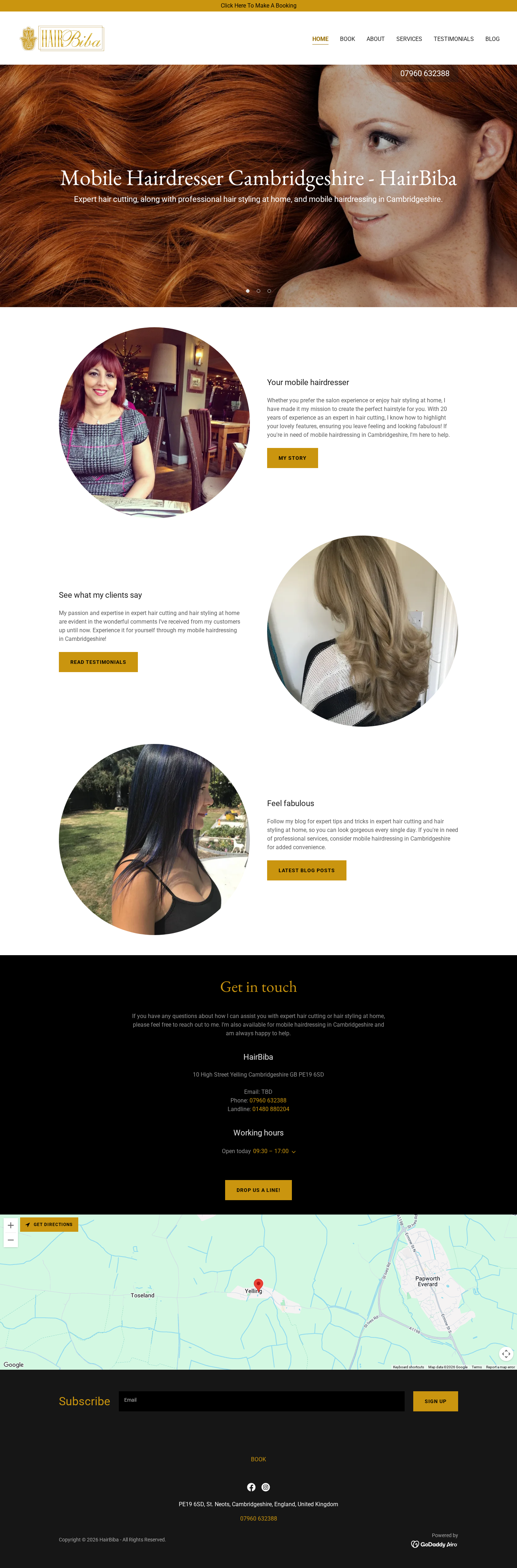 Old HairBiba home page